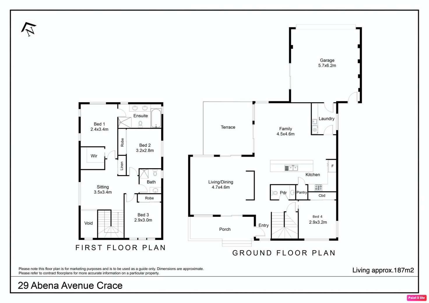 Floorplan of Homely house listing, 29 Abena Avenue, Crace ACT 2911