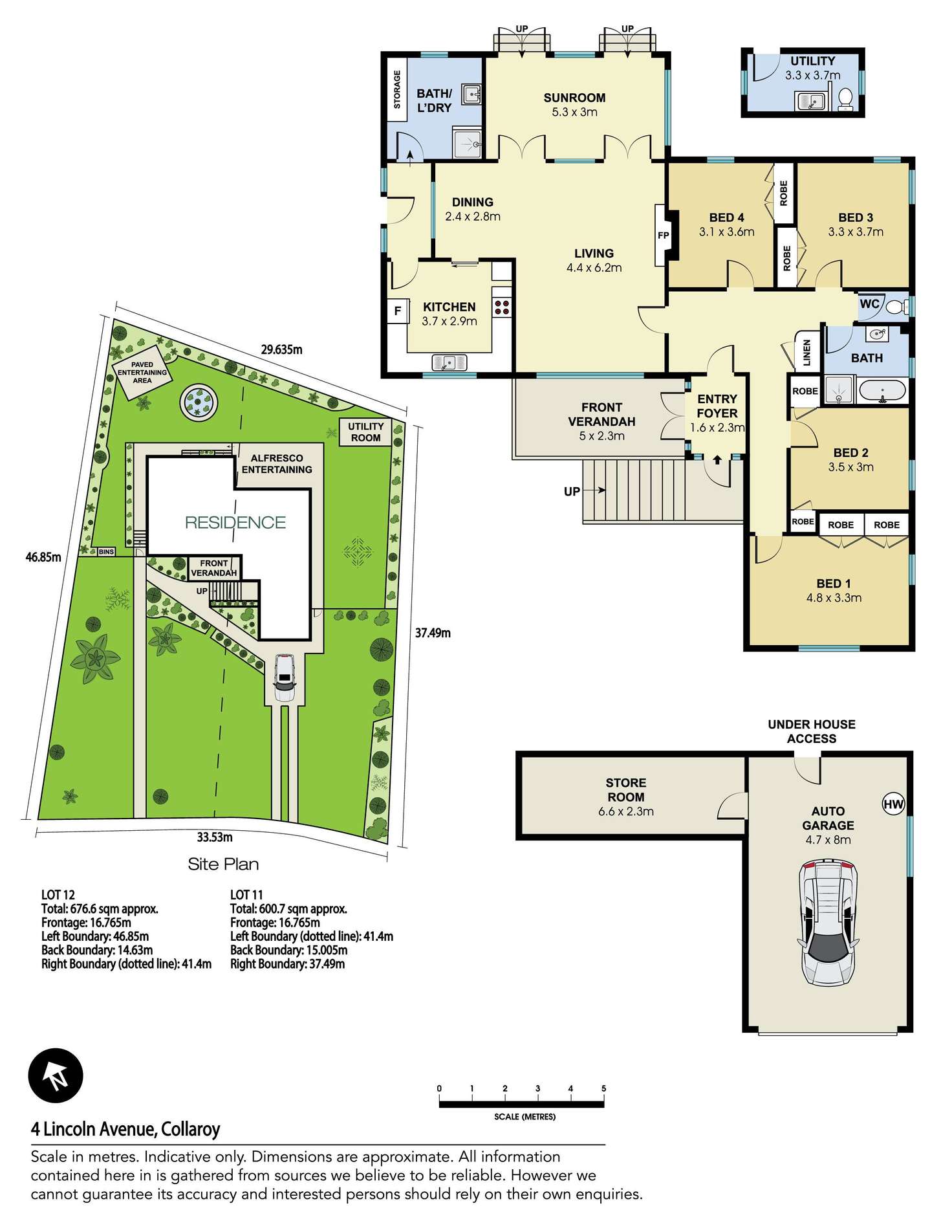 Floorplan of Homely residentialLand listing, Level 12, LOT 11  & 12, 4 Lincoln Avenue, Collaroy NSW 2097