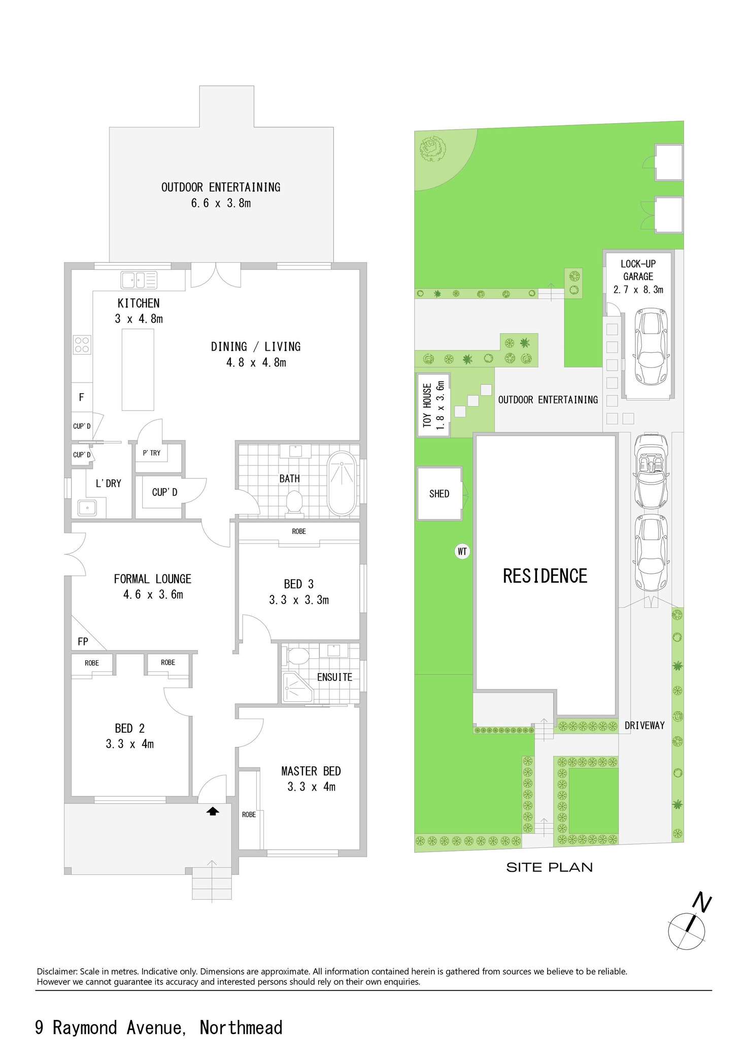 Floorplan of Homely house listing, 9 Raymond Avenue, Northmead NSW 2152