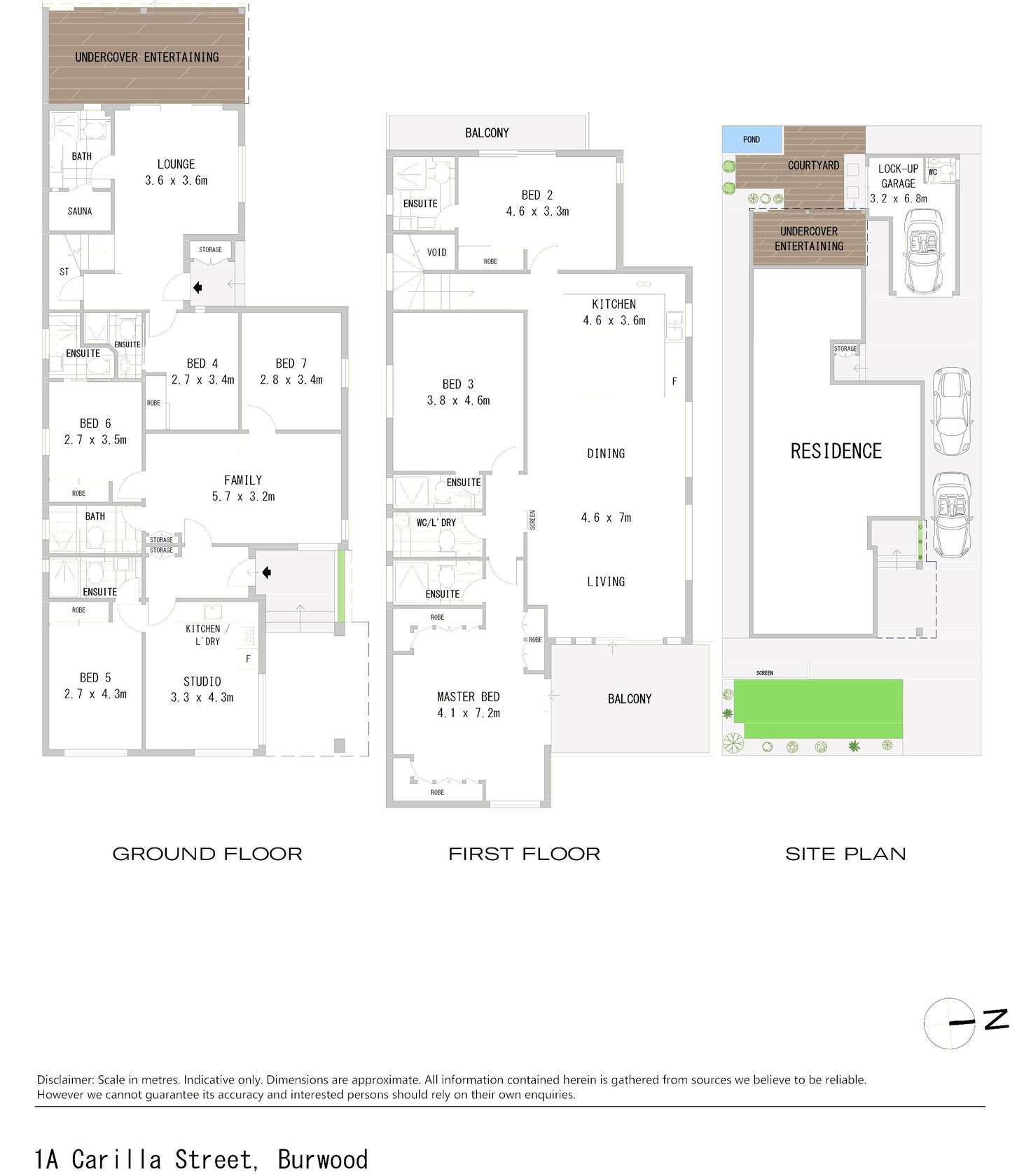 Floorplan of Homely house listing, 1A Carilla Street, Burwood NSW 2134