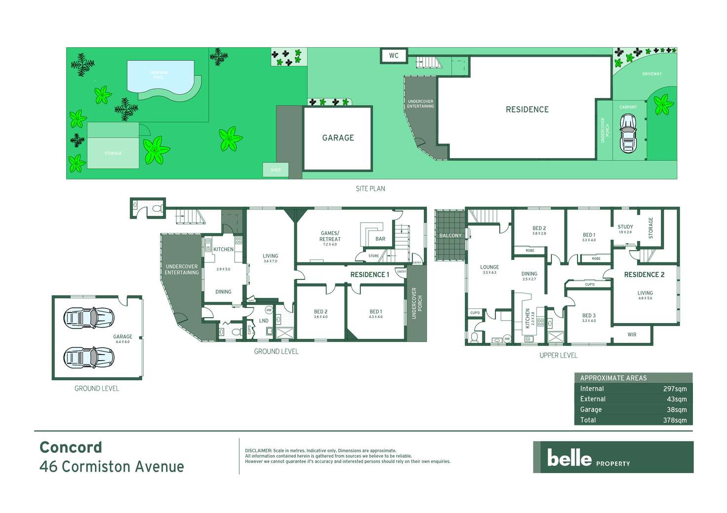 Floorplan of Homely house listing, 46 Cormiston Avenue, Concord NSW 2137