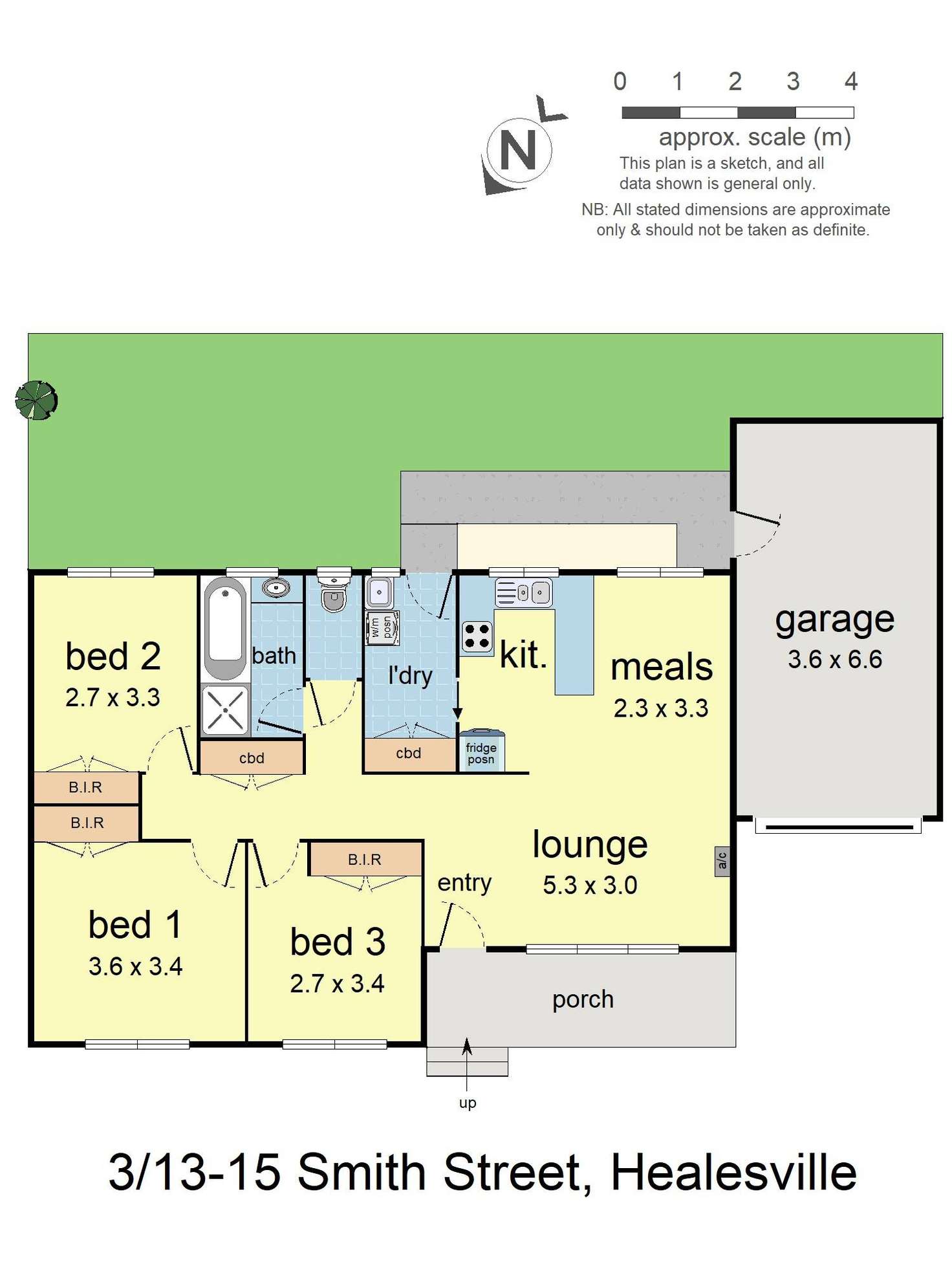 Floorplan of Homely unit listing, 3/13-15 Smith Street, Healesville VIC 3777