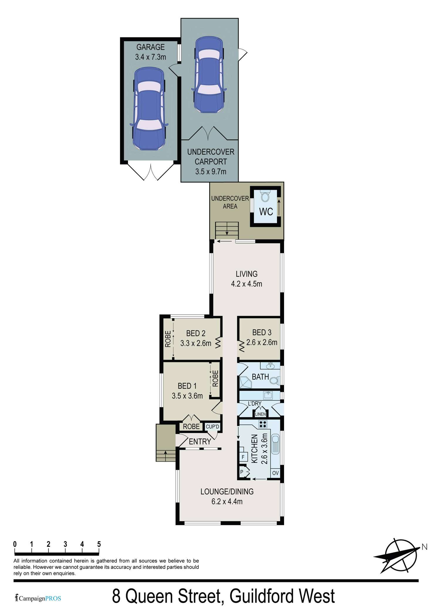 Floorplan of Homely house listing, 8 Queen Street, Guildford NSW 2161