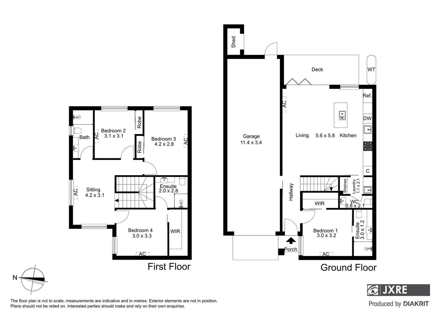 Floorplan of Homely townhouse listing, 2/412 Huntingdale Road, Oakleigh South VIC 3167