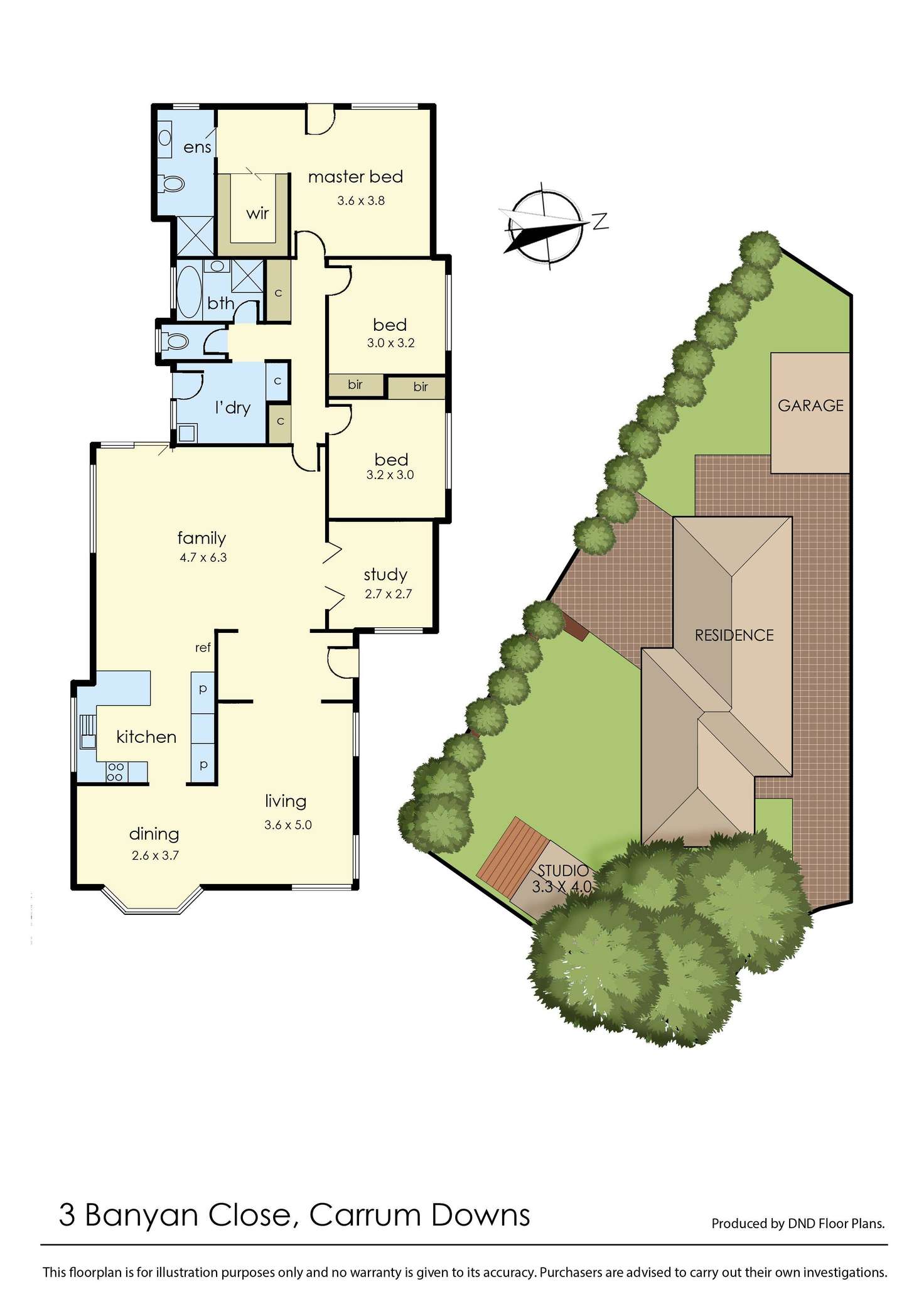 Floorplan of Homely house listing, 3 Banyan Close, Carrum Downs VIC 3201