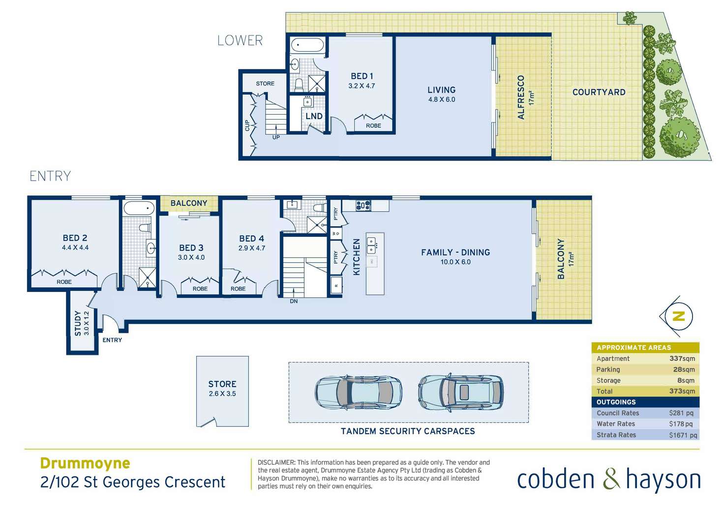 Floorplan of Homely apartment listing, 2/102 St Georges Crescent, Drummoyne NSW 2047