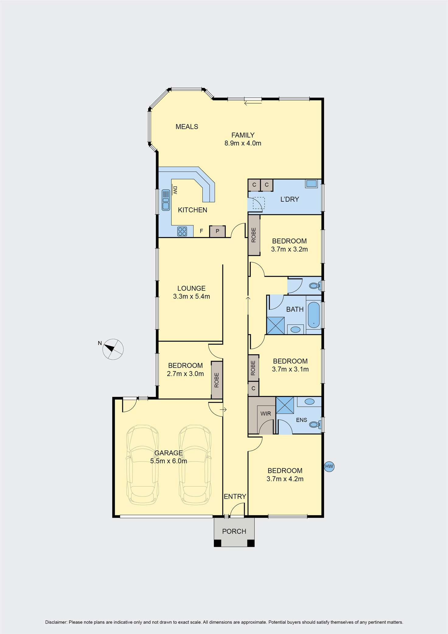 Floorplan of Homely house listing, 48 Dalray Crescent, New Gisborne VIC 3438