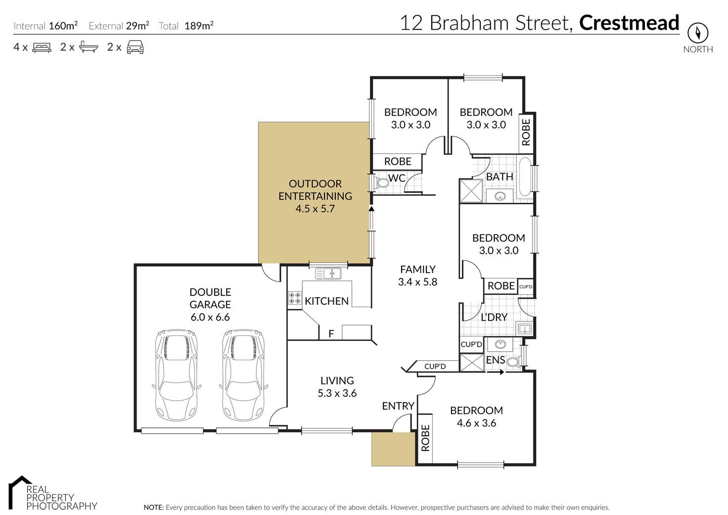 Floorplan of Homely house listing, 12 Brabham Street, Crestmead QLD 4132