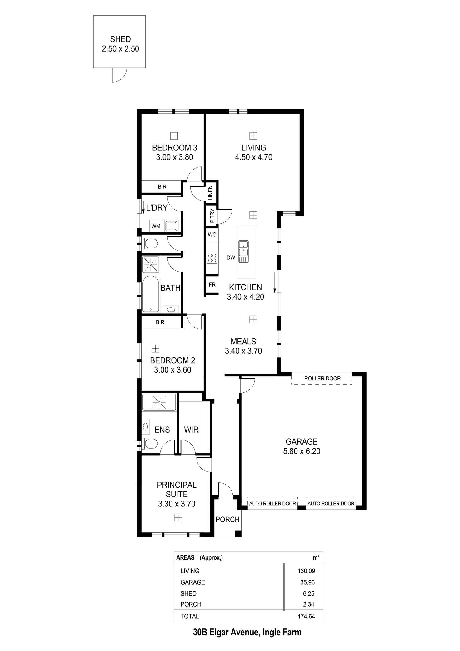 Floorplan of Homely house listing, 30B Elgar Avenue, Ingle Farm SA 5098