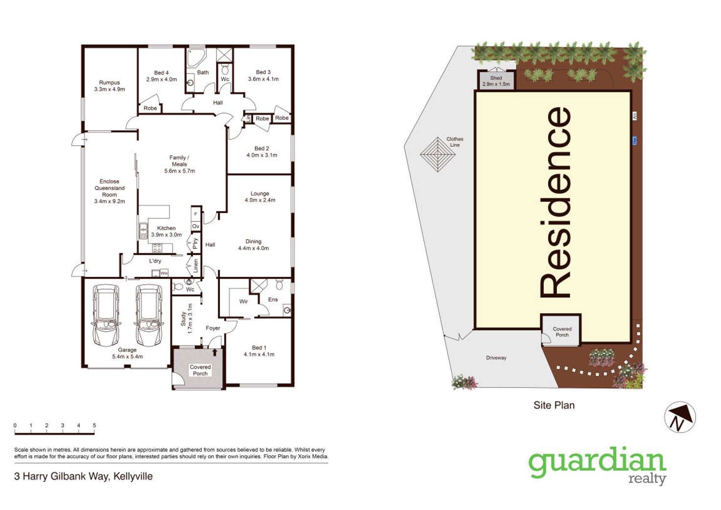 Floorplan of Homely house listing, 3 Harry Gilbank Way, Kellyville NSW 2155