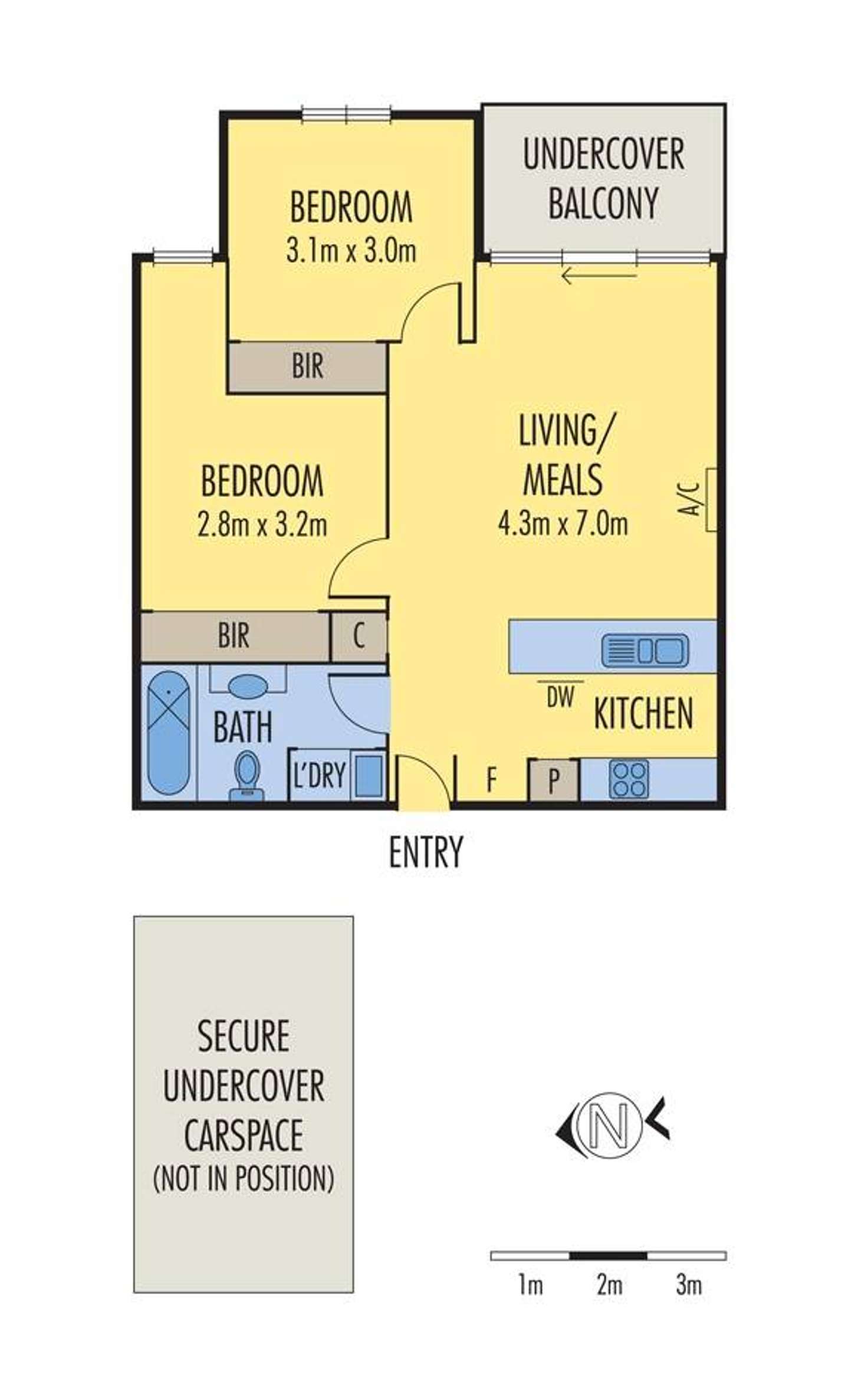 Floorplan of Homely apartment listing, 27/14 Bell Street, Coburg VIC 3058