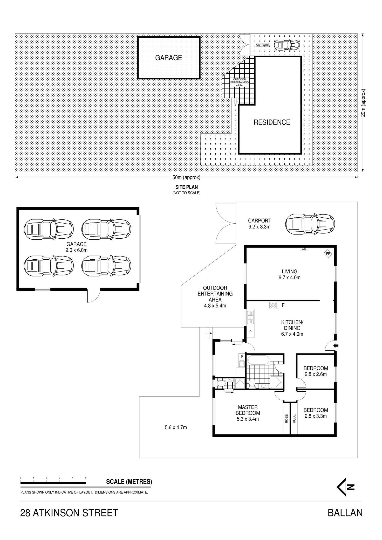 Floorplan of Homely house listing, 28 Atkinson Street, Ballan VIC 3342