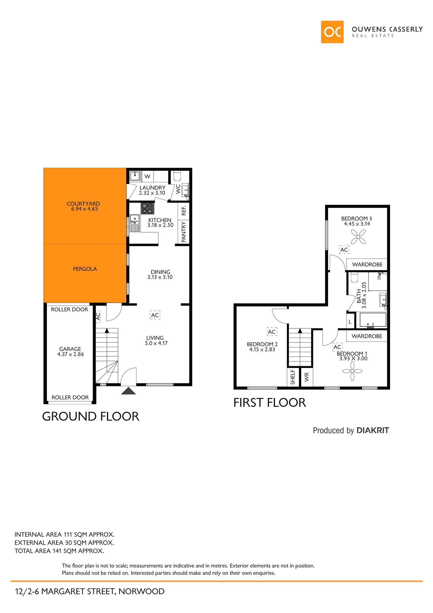 Floorplan of Homely townhouse listing, 12/2-6 Margaret Street, Norwood SA 5067