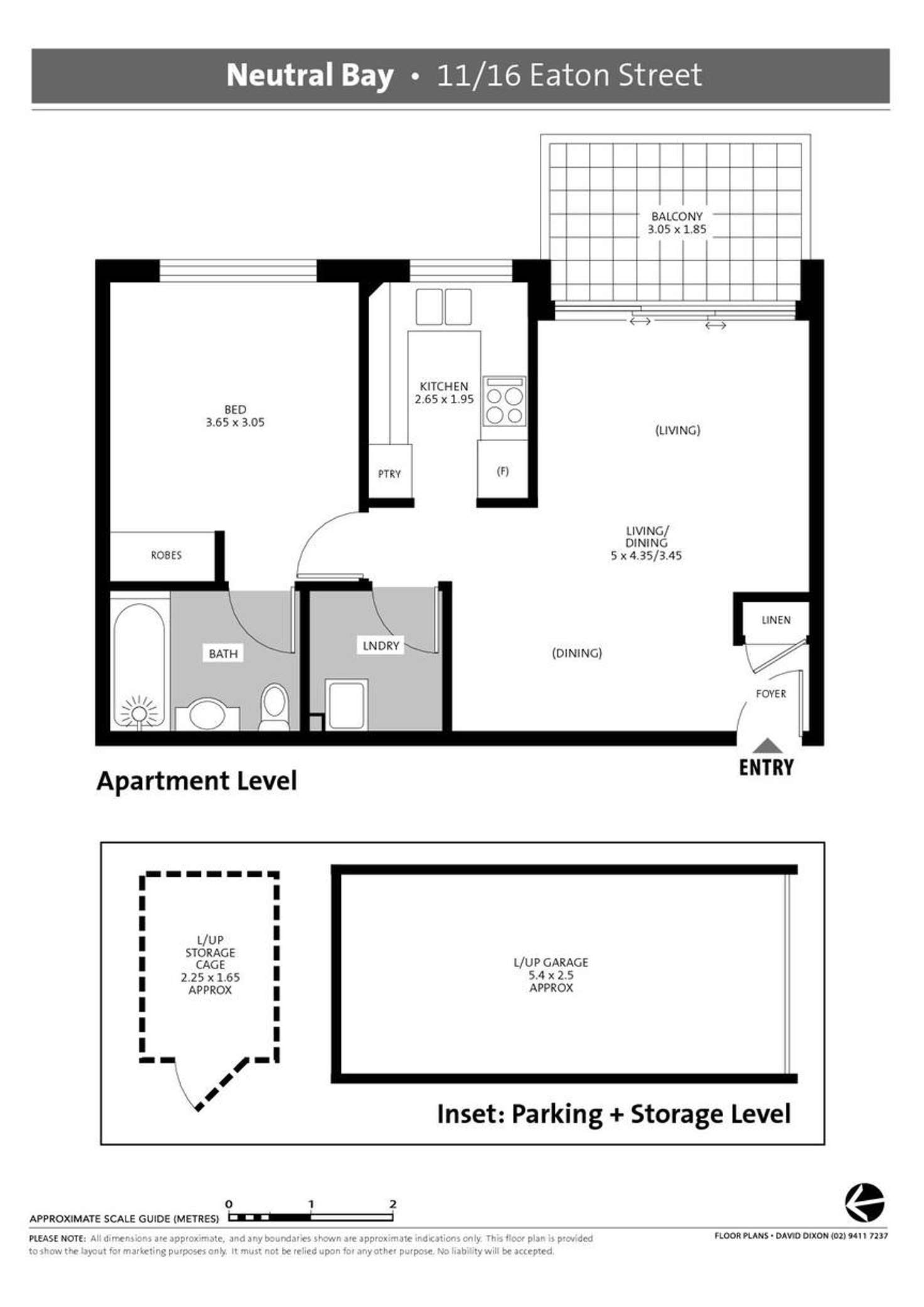 Floorplan of Homely unit listing, 11/16 Eaton Street, Neutral Bay NSW 2089