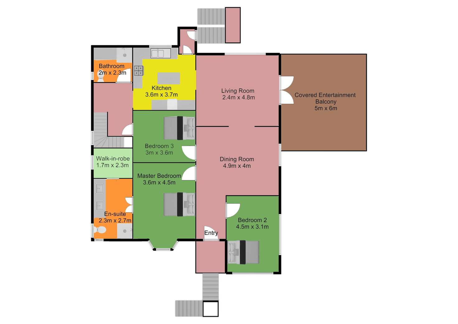 Floorplan of Homely house listing, 59 Suez Street, Mitchelton QLD 4053