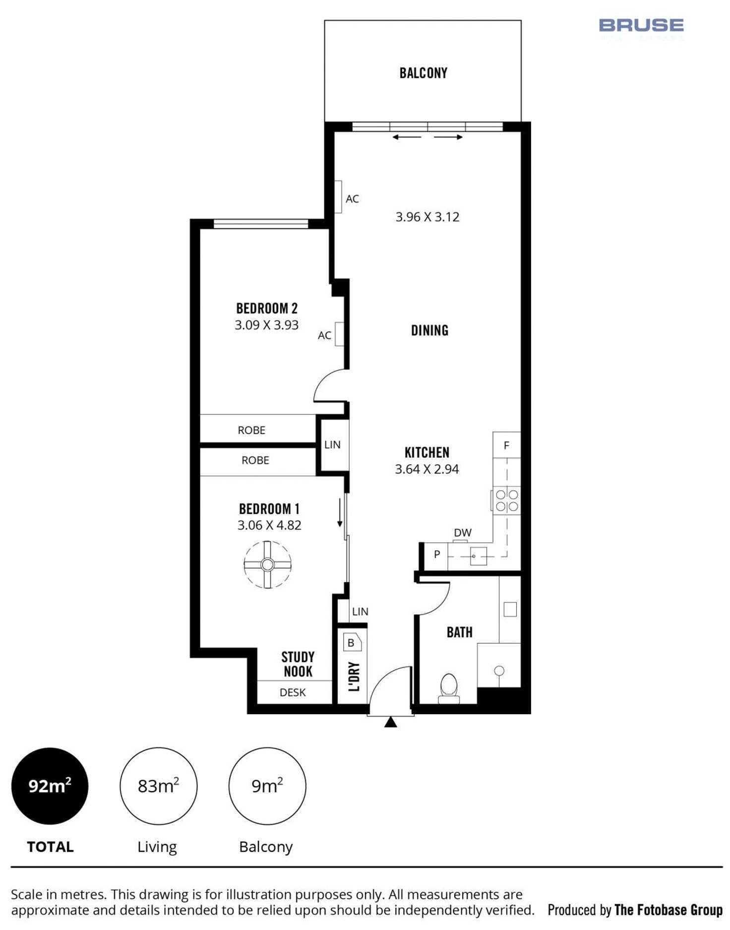 Floorplan of Homely apartment listing, 514/185 Morphett Street, Adelaide SA 5000