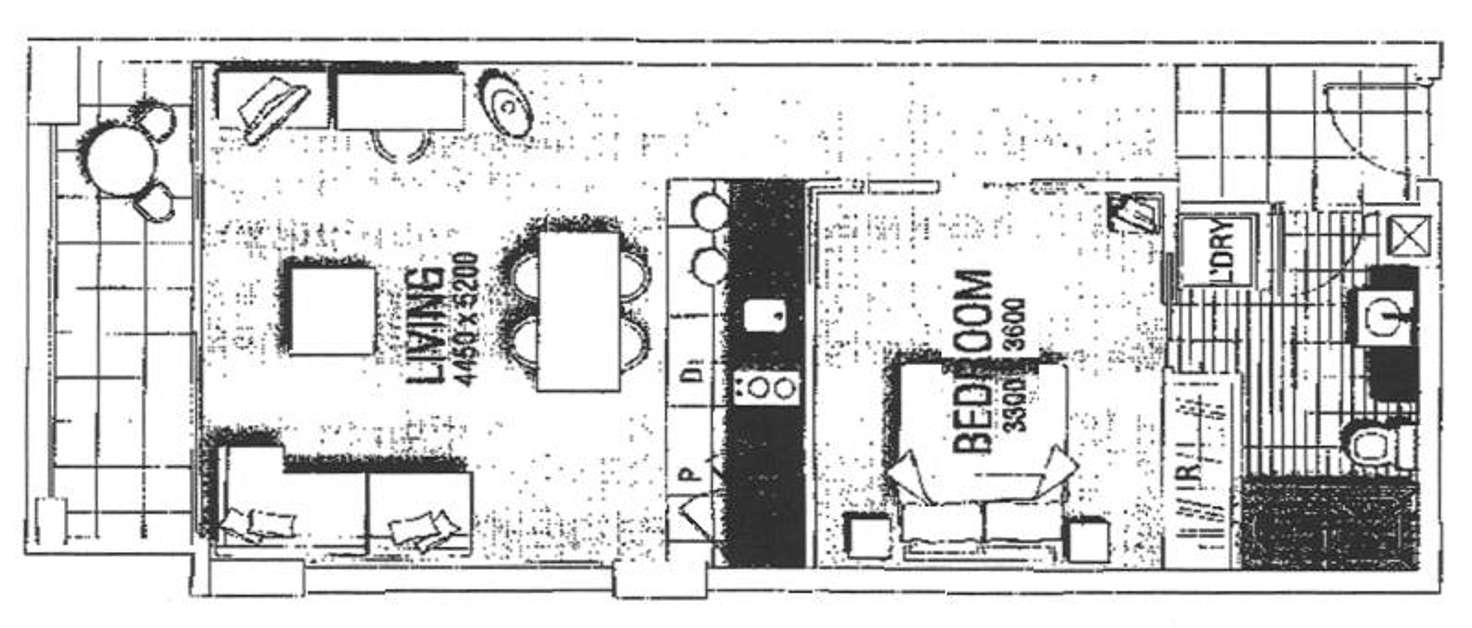 Floorplan of Homely apartment listing, 808/104 North Terrace, Adelaide SA 5000