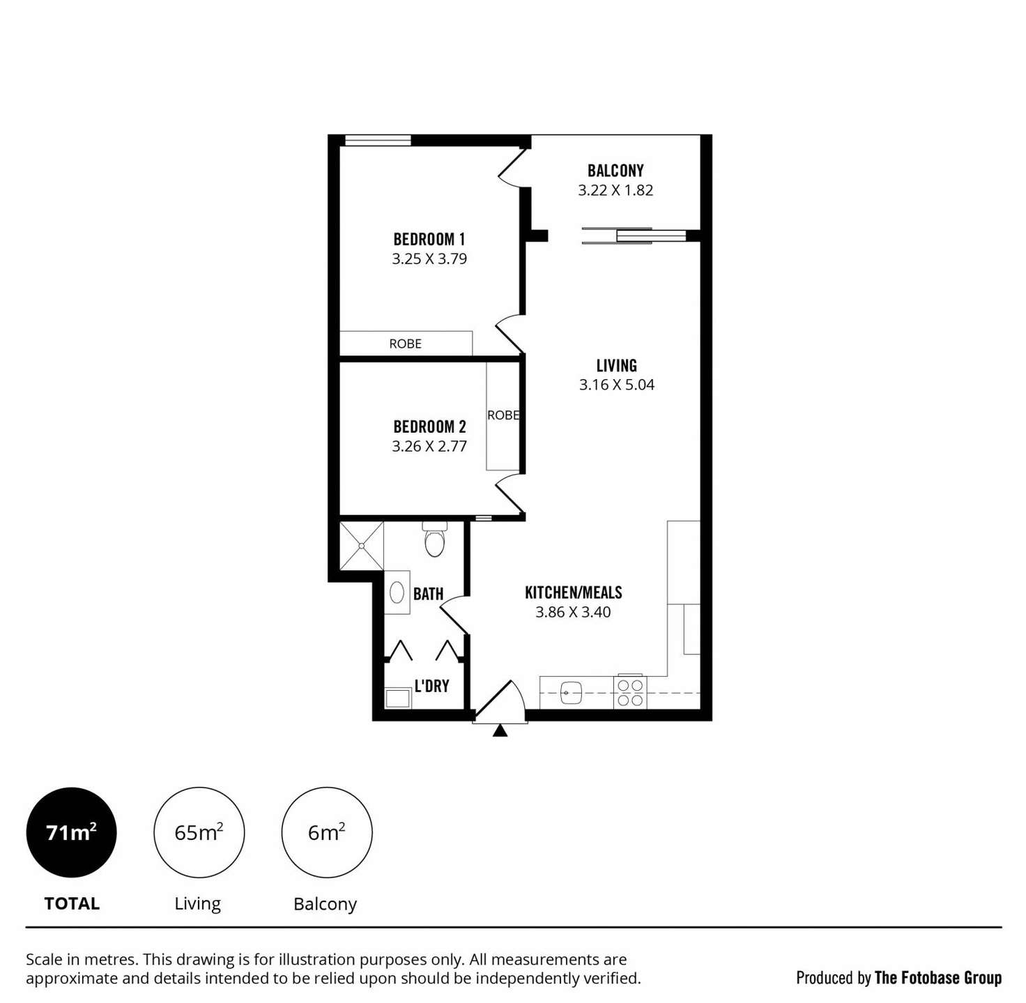 Floorplan of Homely apartment listing, 1003/96 North Terrace, Adelaide SA 5000