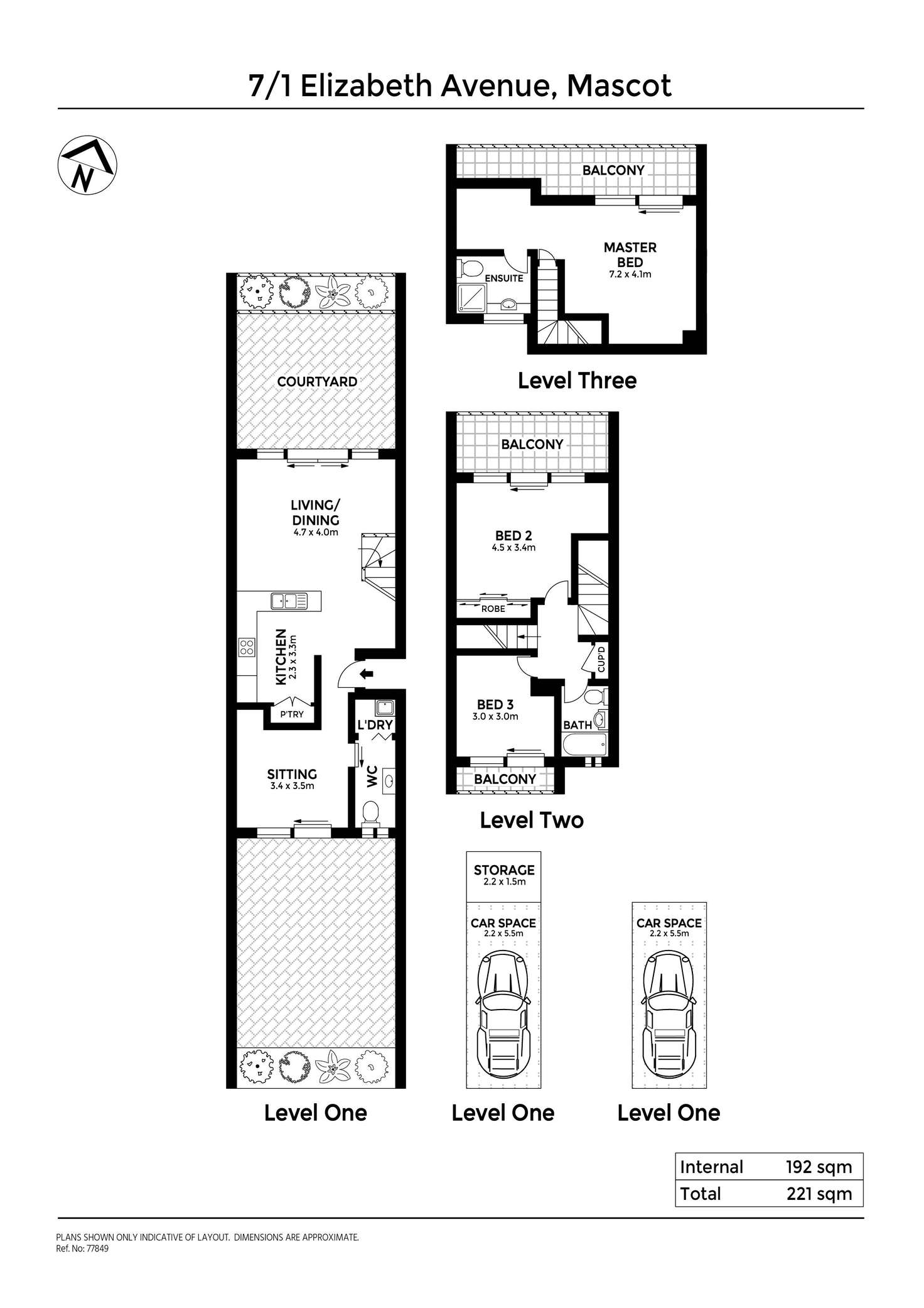 Floorplan of Homely unit listing, 7/1 Elizabeth Avenue, Mascot NSW 2020