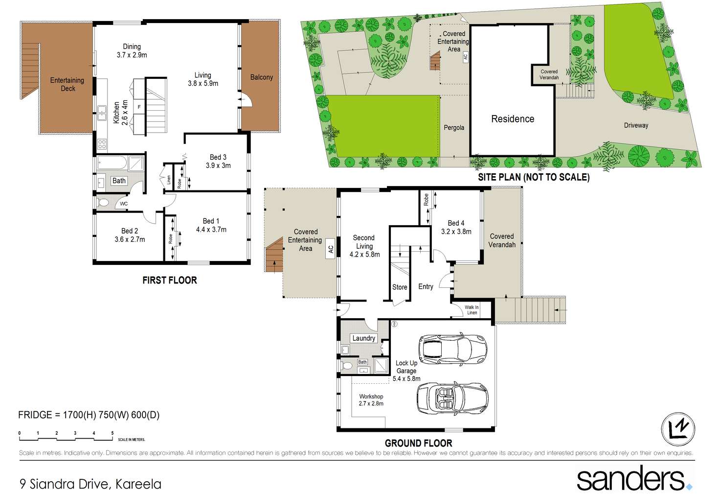 Floorplan of Homely house listing, 9 Siandra Drive, Kareela NSW 2232