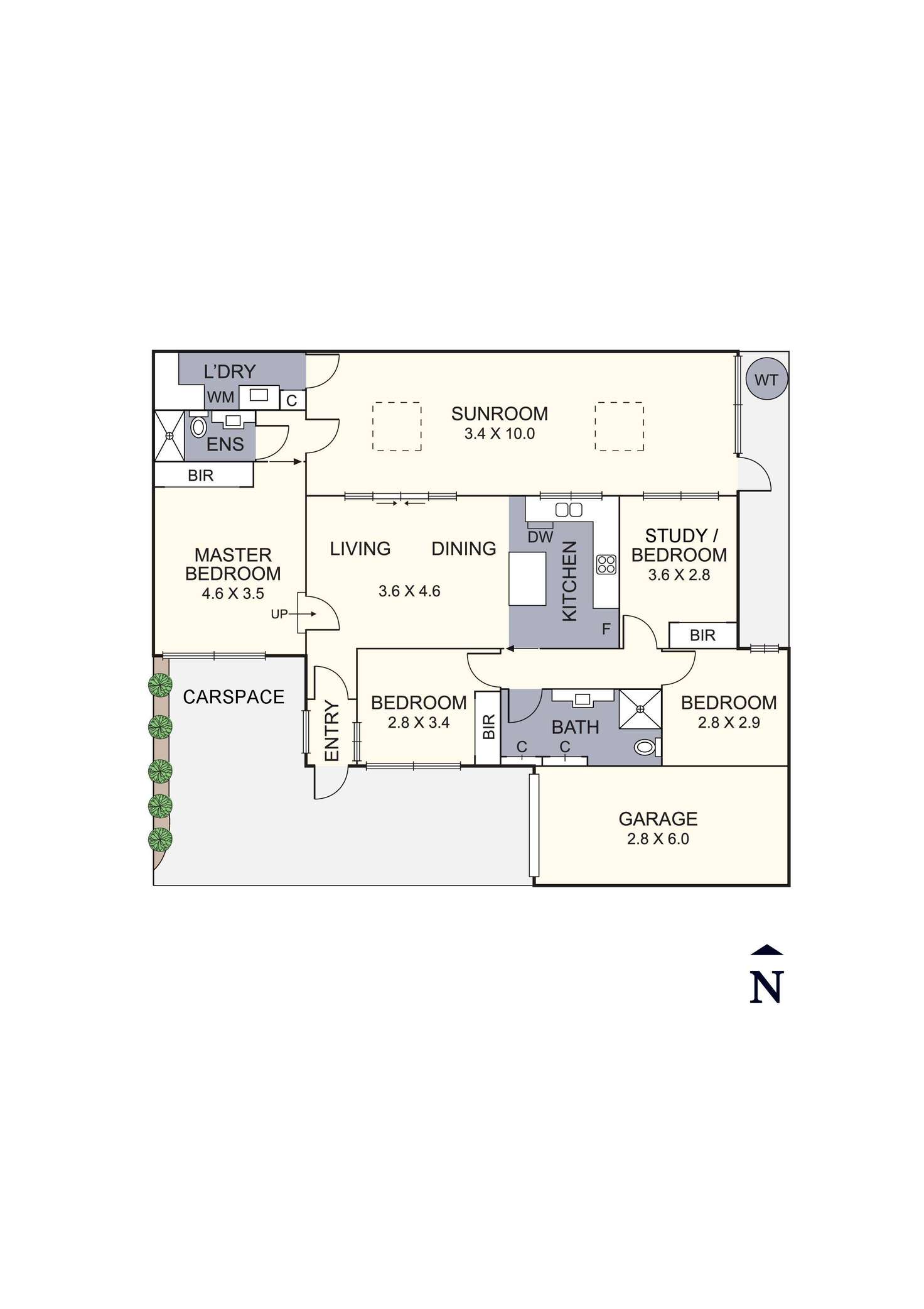 Floorplan of Homely house listing, 221A Collins Street, Thornbury VIC 3071