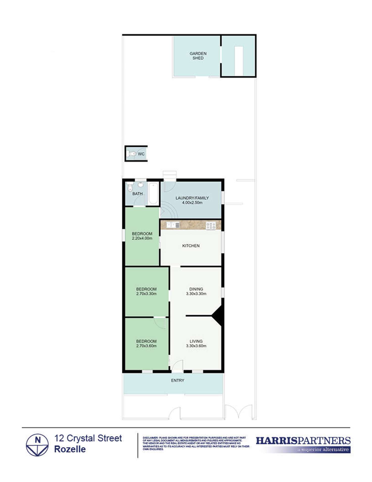 Floorplan of Homely house listing, 12 Crystal Street, Rozelle NSW 2039
