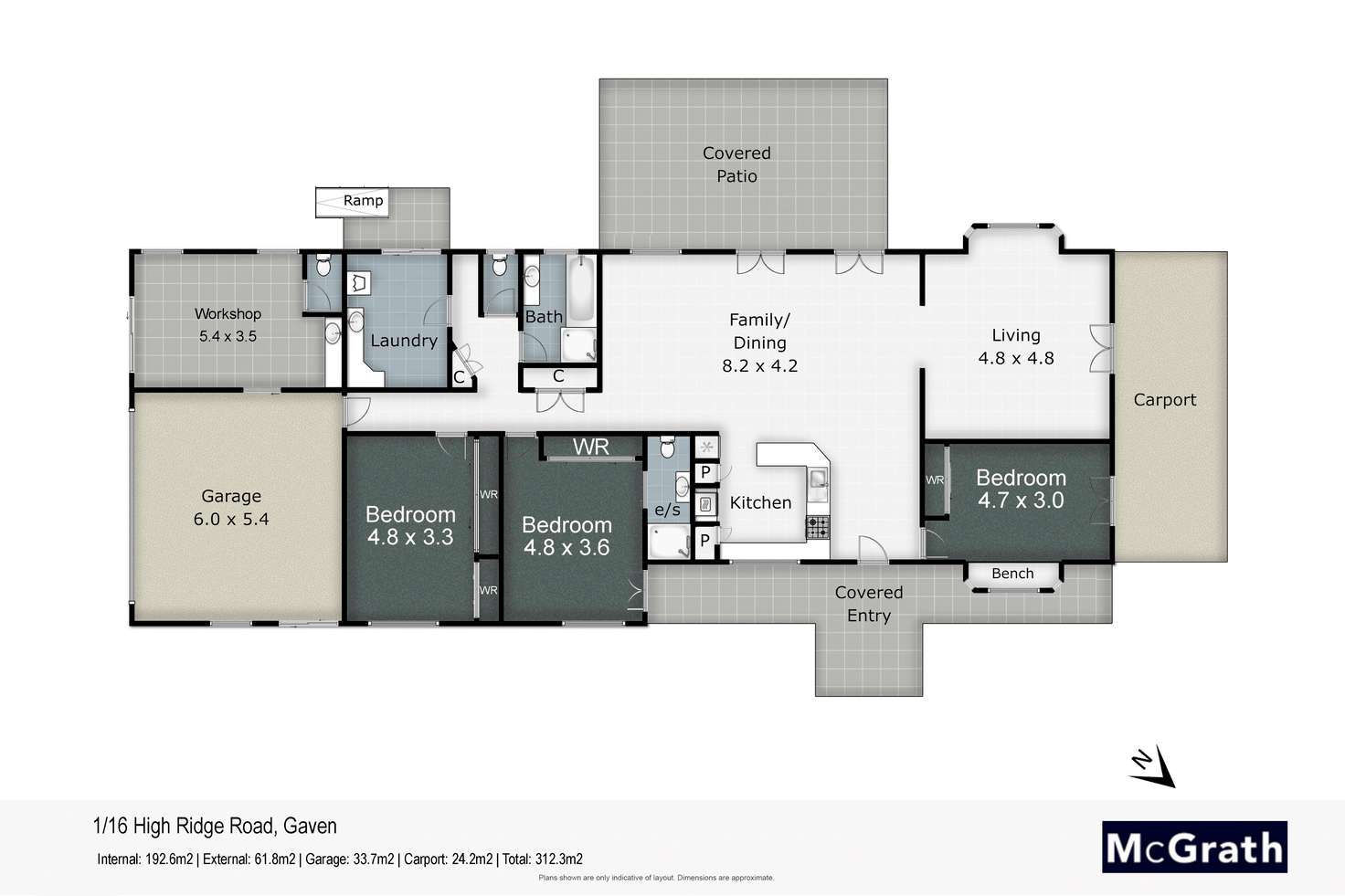 Floorplan of Homely house listing, 1/16 High Ridge Road, Gaven QLD 4211