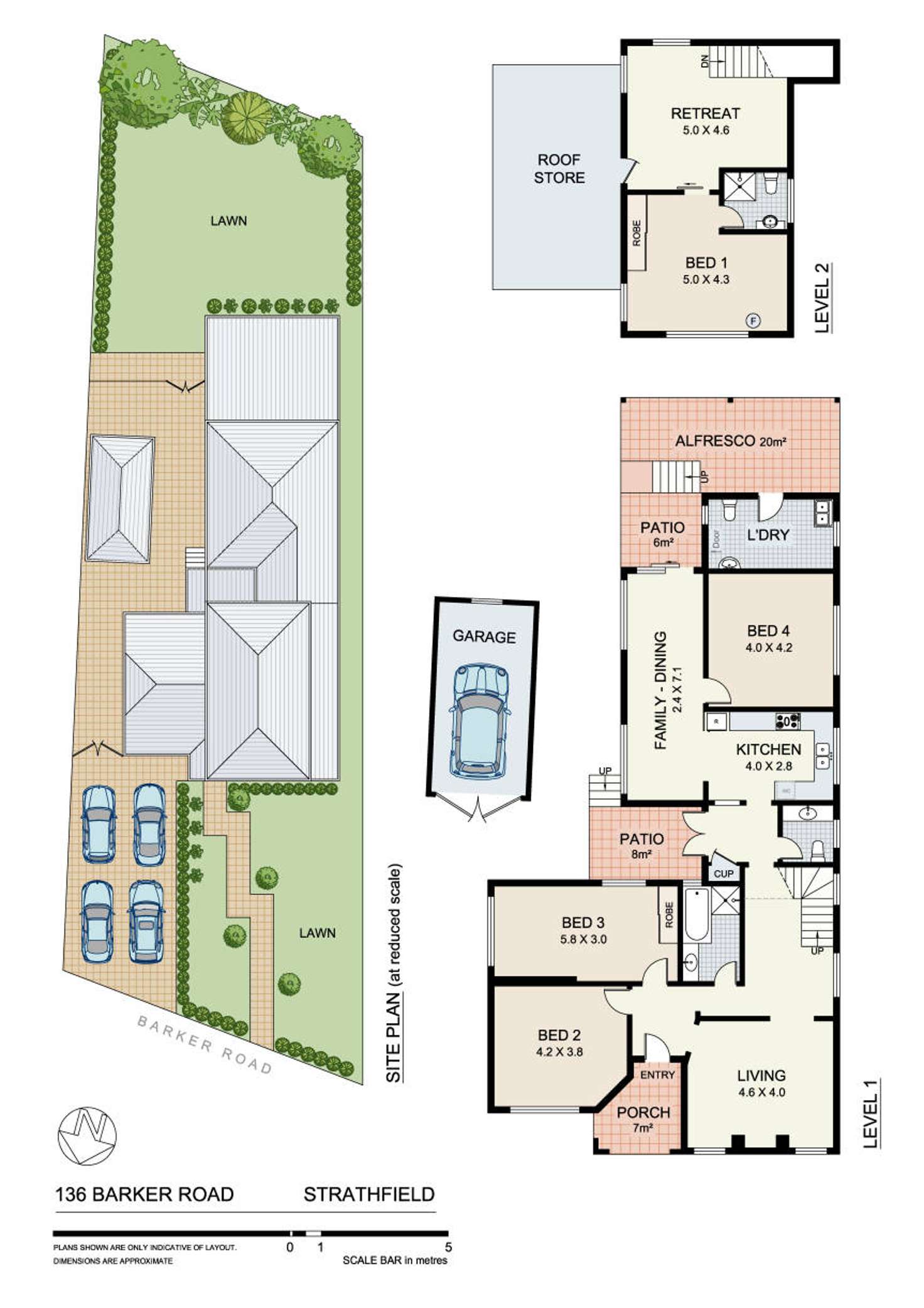 Floorplan of Homely house listing, 136 Barker Road, Strathfield NSW 2135