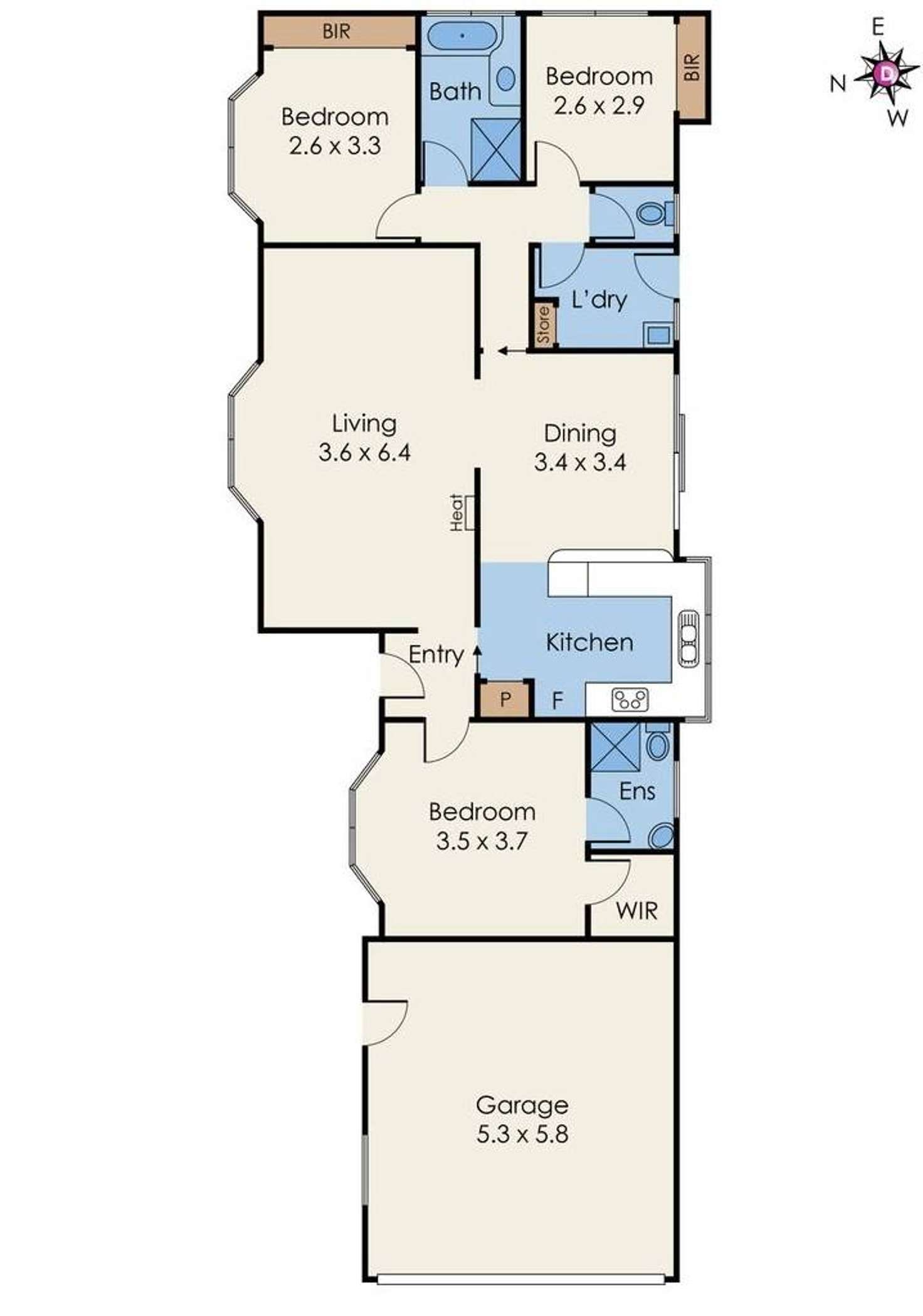 Floorplan of Homely house listing, 6 Walsh Retreat, Berwick VIC 3806