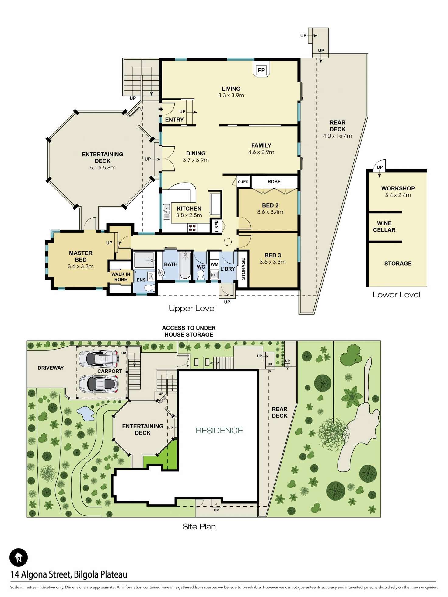 Floorplan of Homely house listing, 14 Algona Street, Bilgola Plateau NSW 2107