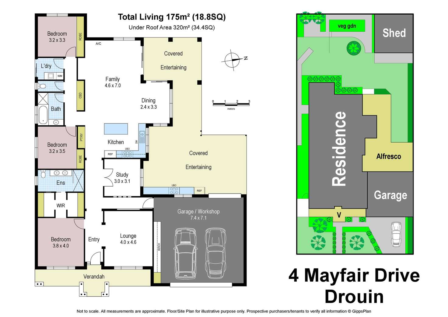 Floorplan of Homely house listing, 4 Mayfair Drive, Drouin VIC 3818