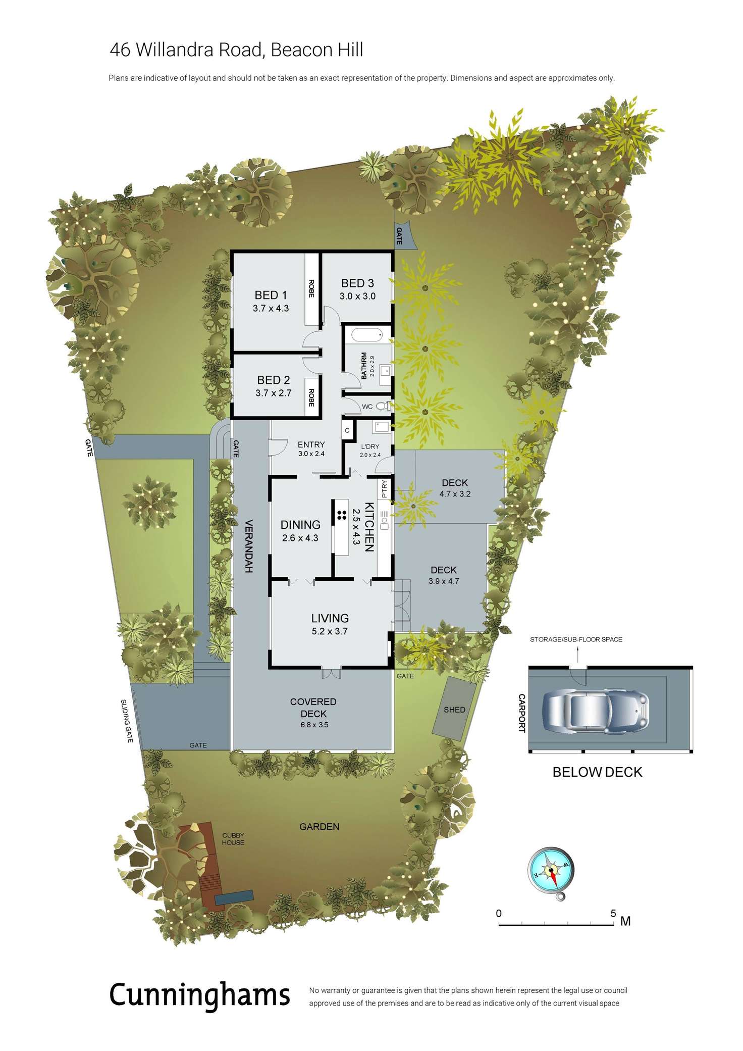 Floorplan of Homely house listing, 46 Willandra Road, Beacon Hill NSW 2100