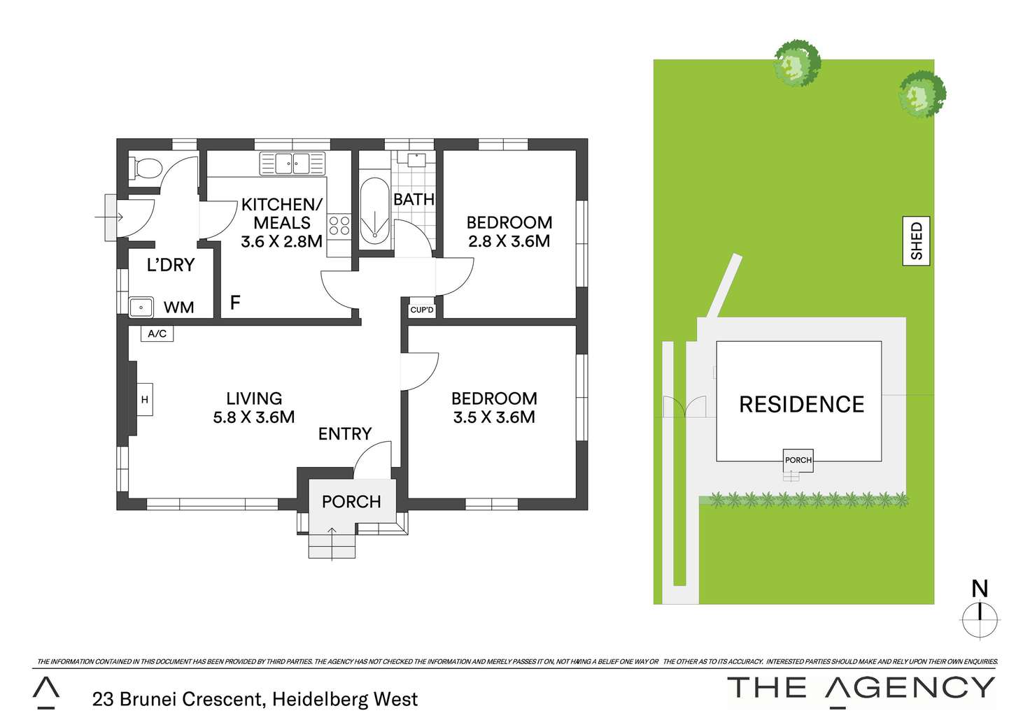 Floorplan of Homely residentialLand listing, 23 Brunei Crescent, Heidelberg West VIC 3081