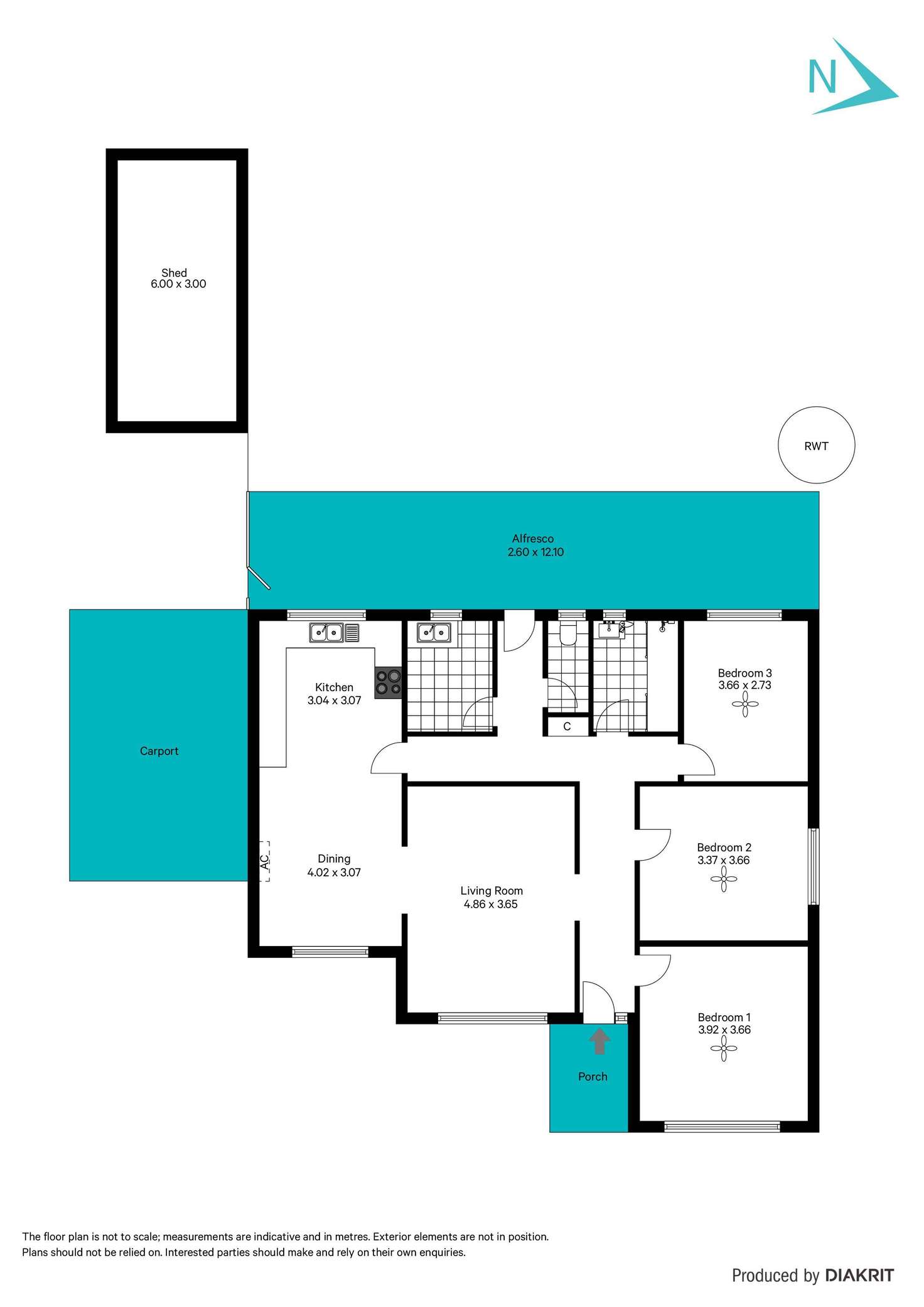 Floorplan of Homely house listing, 95 O G Road, Klemzig SA 5087