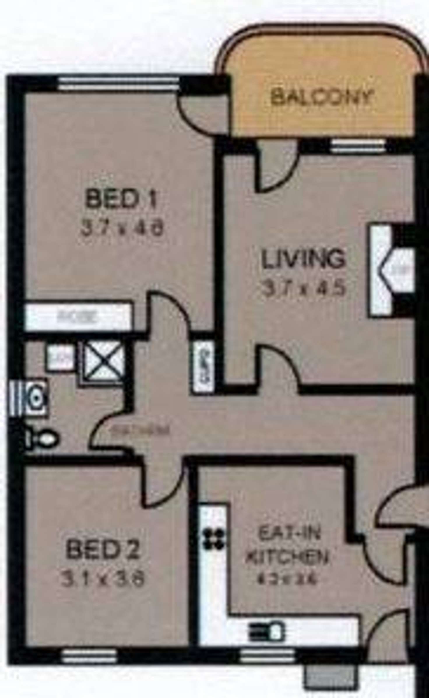 Floorplan of Homely apartment listing, 7/118 Milson Road, Cremorne Point NSW 2090