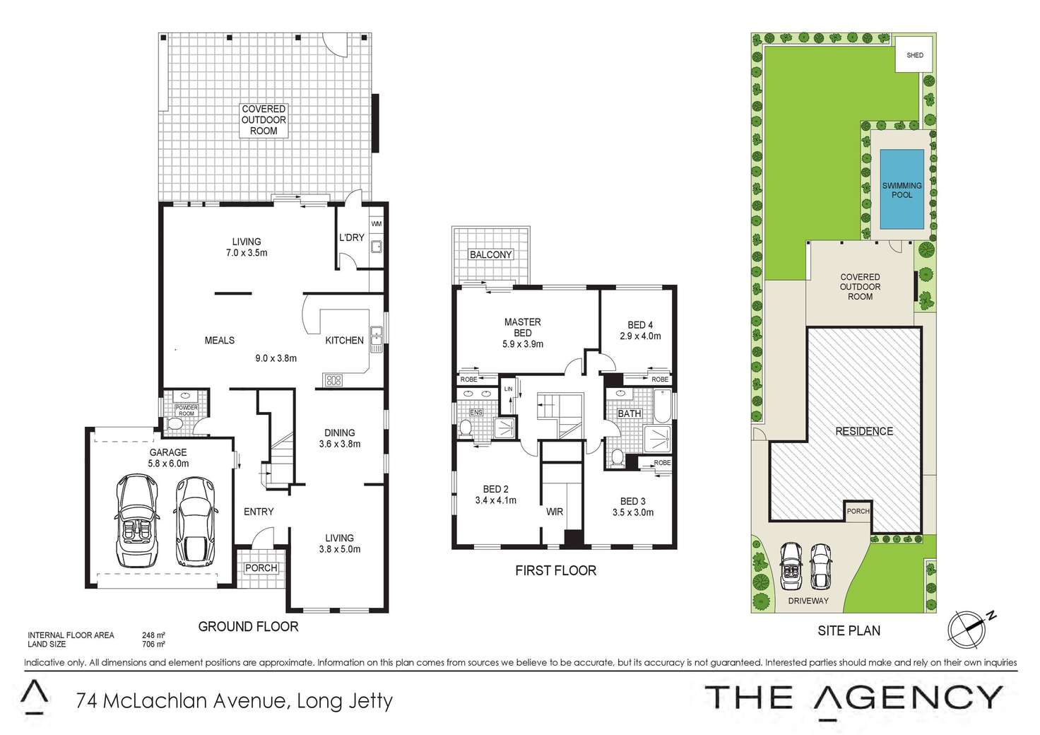 Floorplan of Homely house listing, 74 Mclachlan Avenue, Shelly Beach NSW 2261