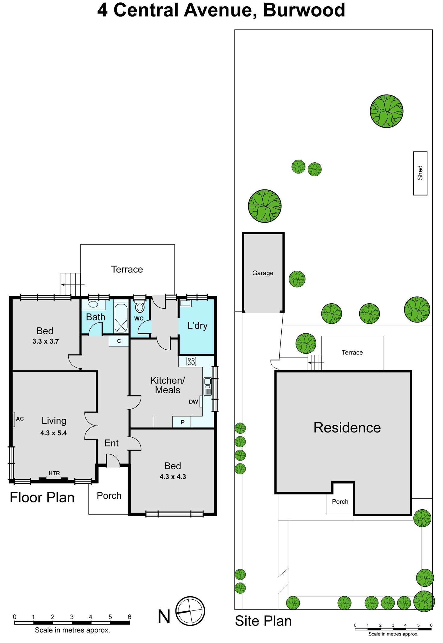 Floorplan of Homely house listing, 4 Central Avenue, Burwood VIC 3125