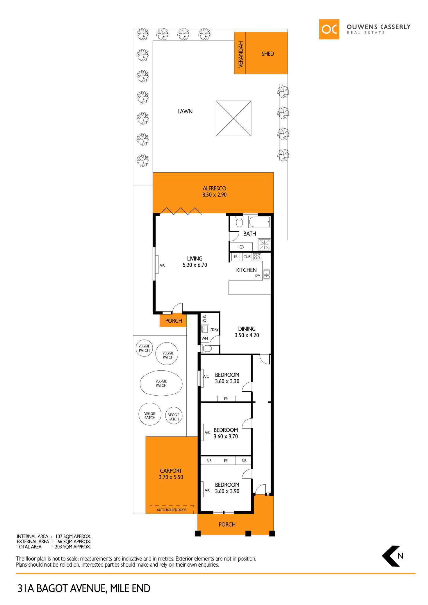 Floorplan of Homely house listing, 31A Bagot Avenue, Mile End SA 5031