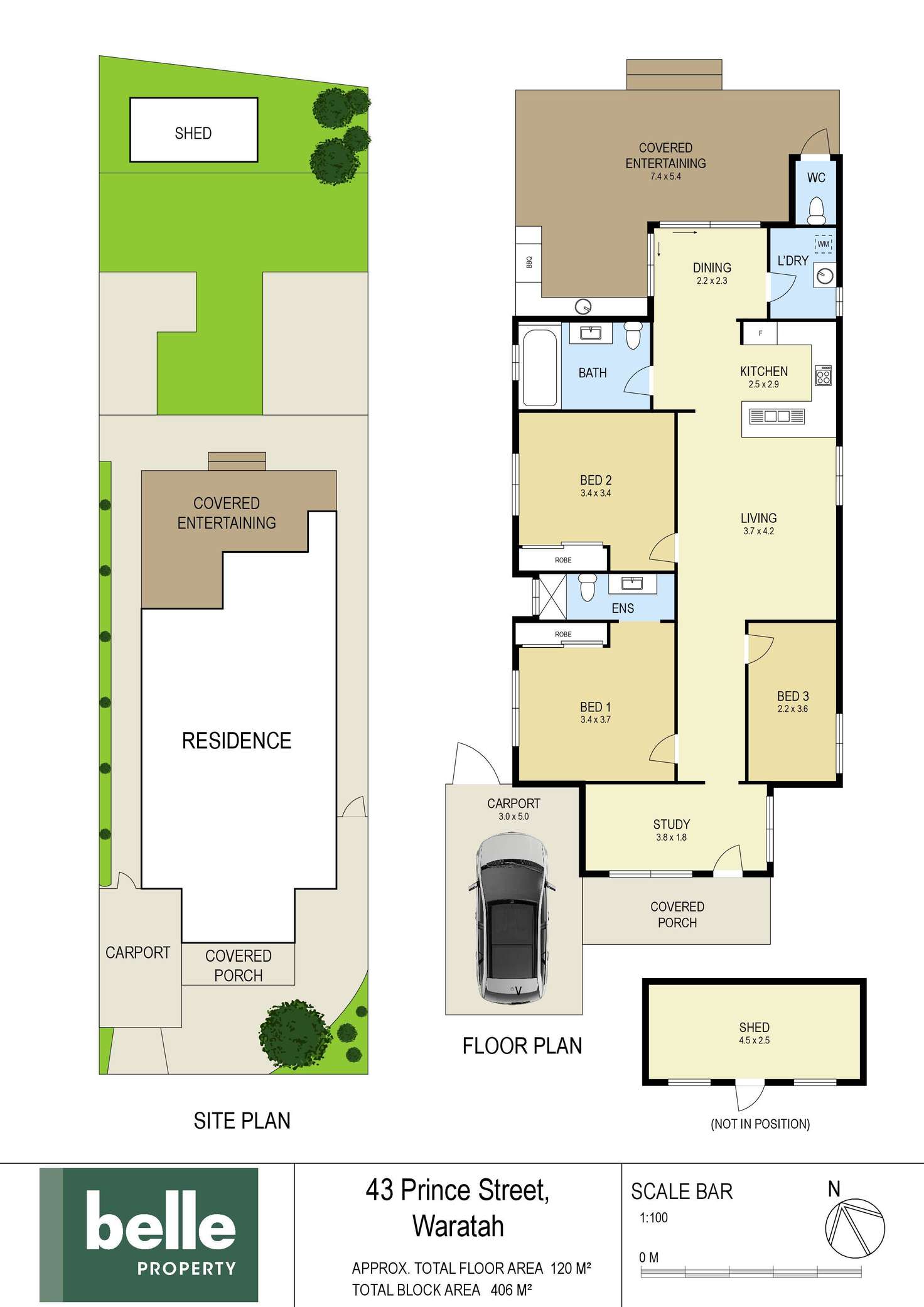Floorplan of Homely house listing, 43 Prince Street, Waratah NSW 2298