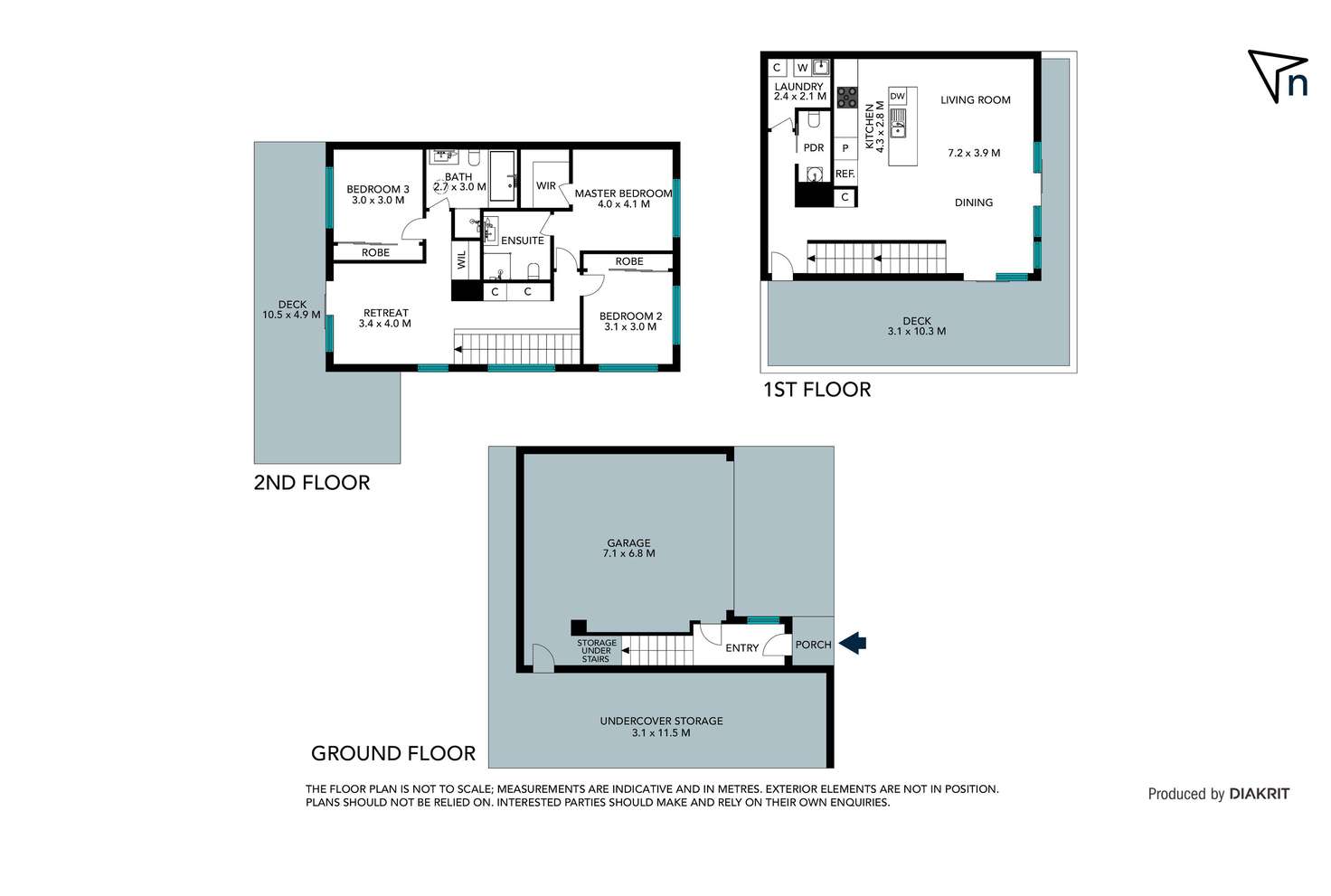 Floorplan of Homely house listing, 4 Valley Park Boulevard, Westmeadows VIC 3049