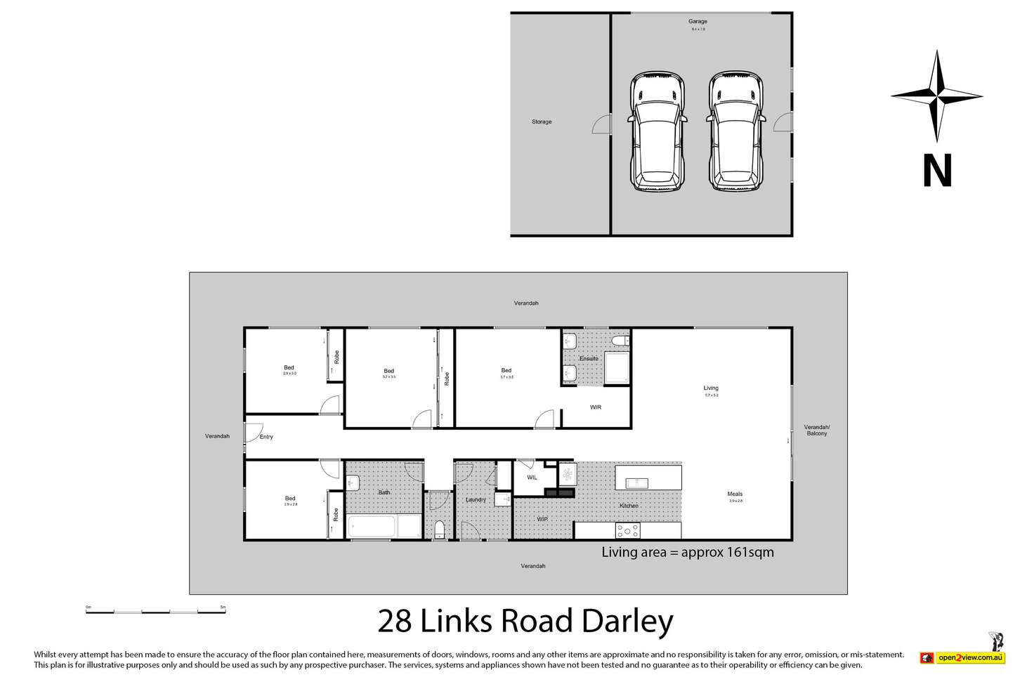 Floorplan of Homely house listing, 28 Links Road, Darley VIC 3340