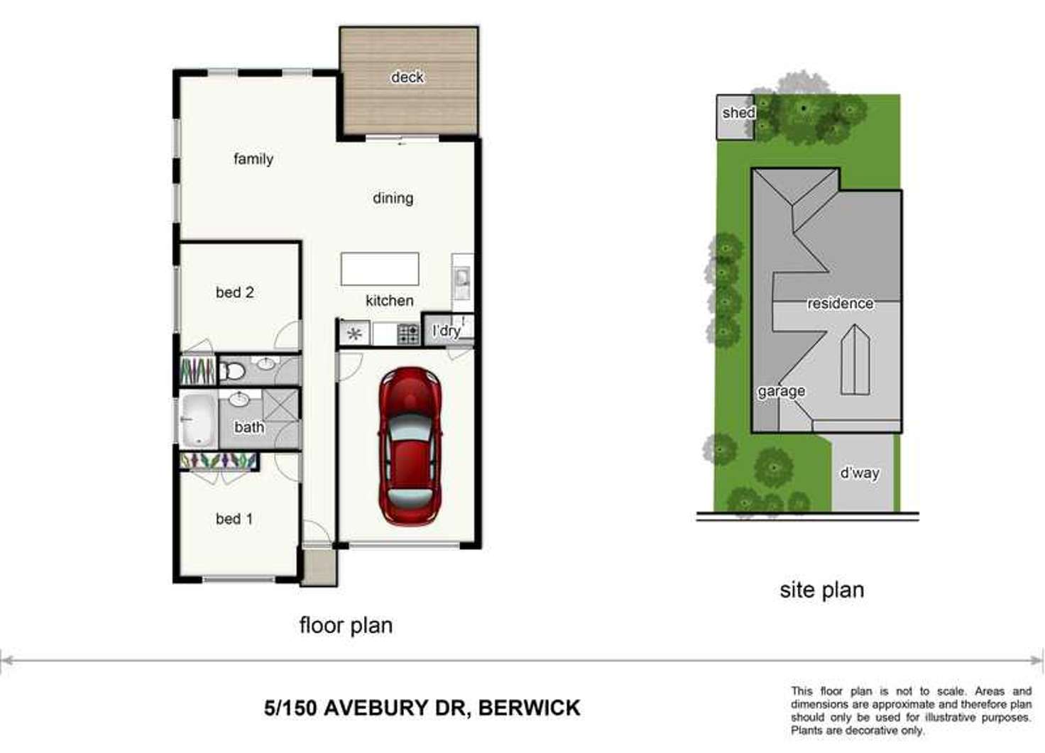 Floorplan of Homely unit listing, 5/150 Avebury Drive, Berwick VIC 3806
