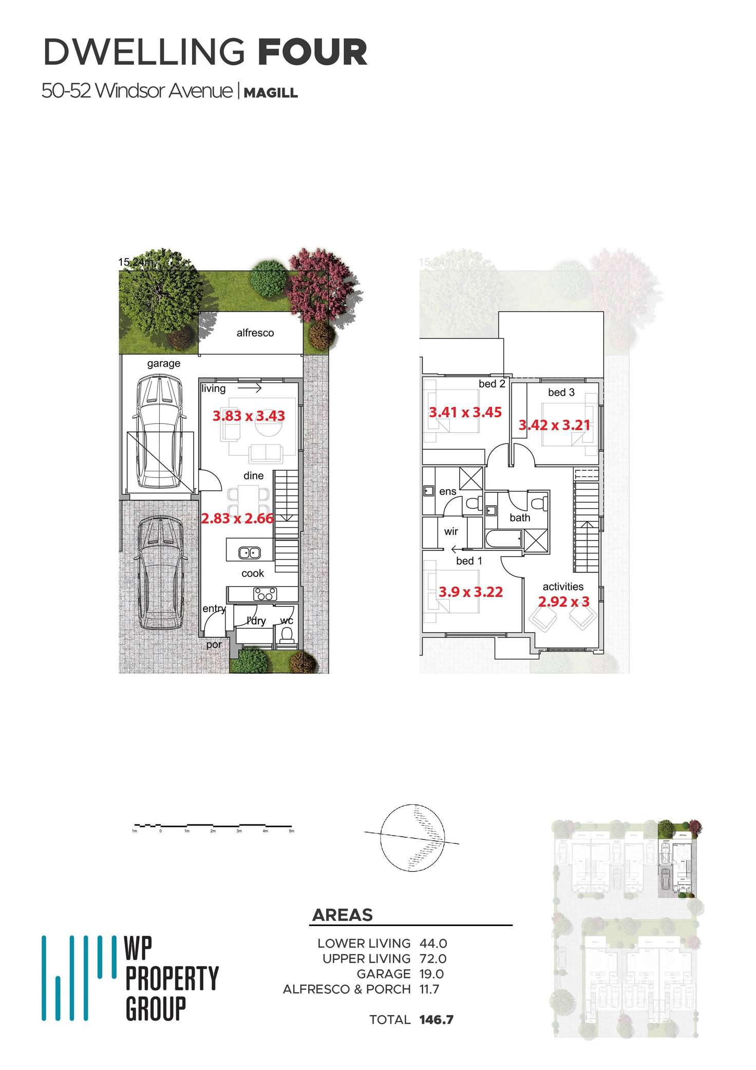 Floorplan of Homely house listing, 50B Windsor Avenue, Magill SA 5072