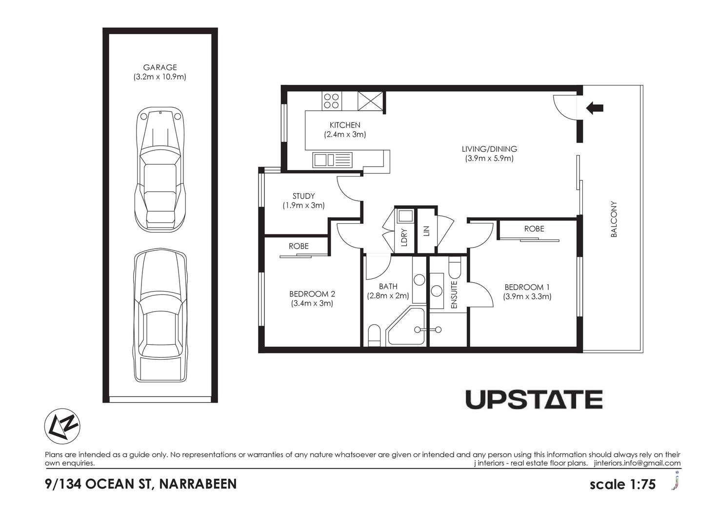 Floorplan of Homely unit listing, 9/134 Ocean Street, Narrabeen NSW 2101