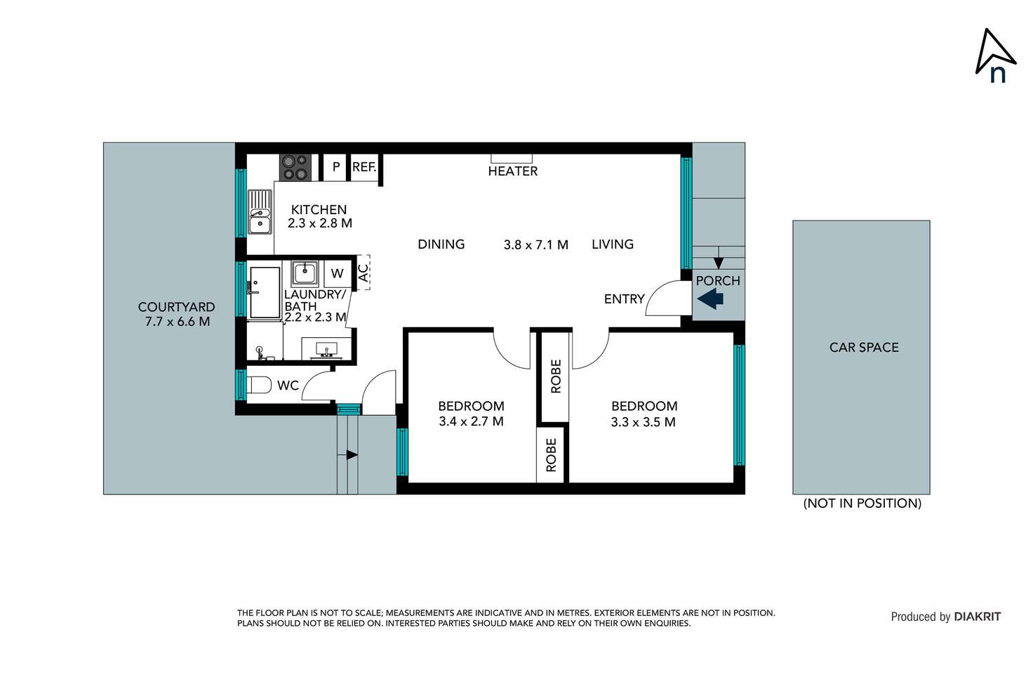 Floorplan of Homely unit listing, 4/584 Murray Road, Preston VIC 3072