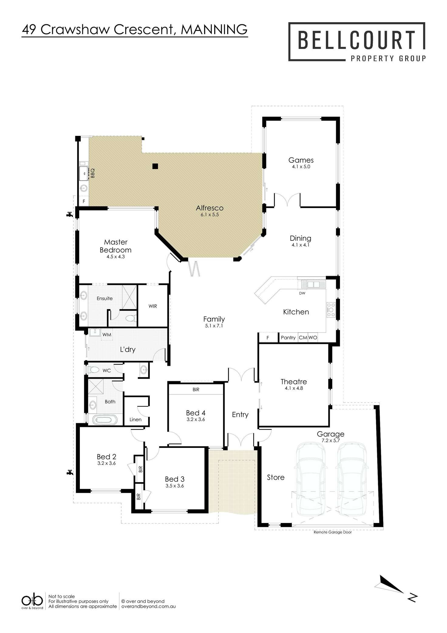 Floorplan of Homely house listing, 49 Crawshaw Crescent, Manning WA 6152