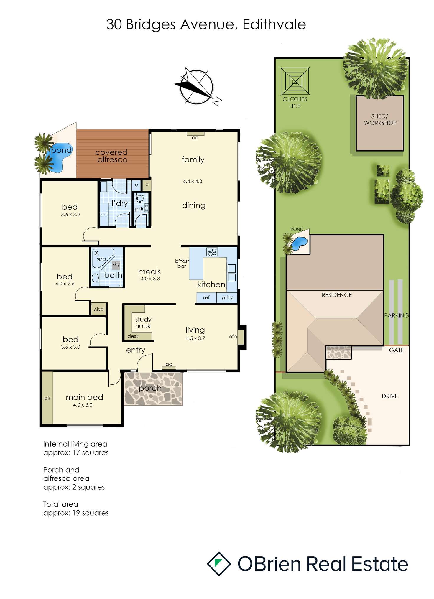Floorplan of Homely house listing, 30 Bridges Avenue, Edithvale VIC 3196