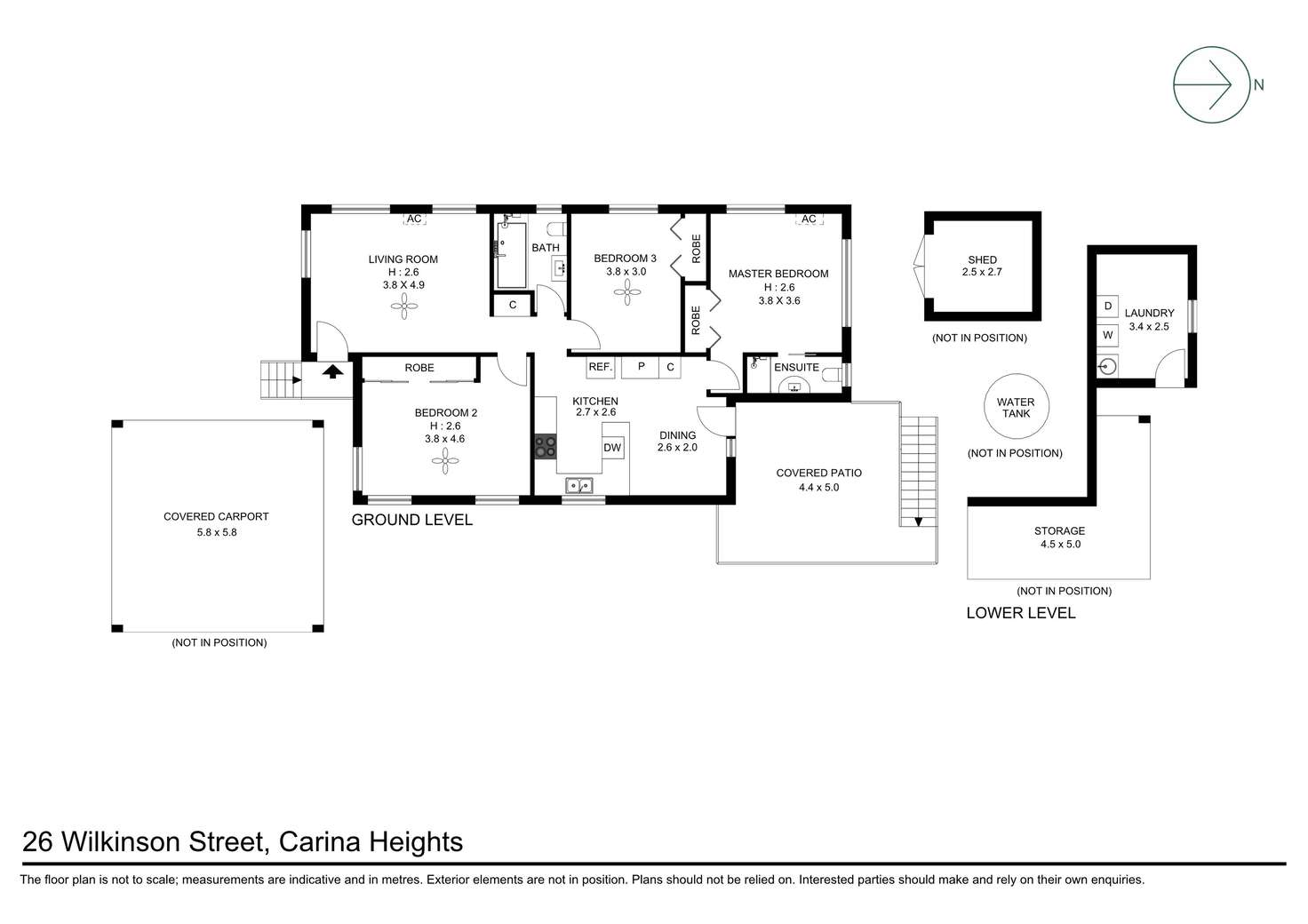 Floorplan of Homely house listing, 26 Wilkinson Street, Carina Heights QLD 4152