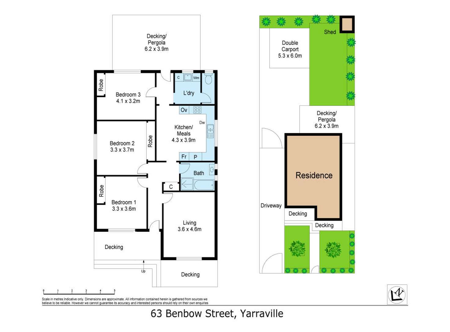 Floorplan of Homely house listing, 63 Benbow Street, Yarraville VIC 3013