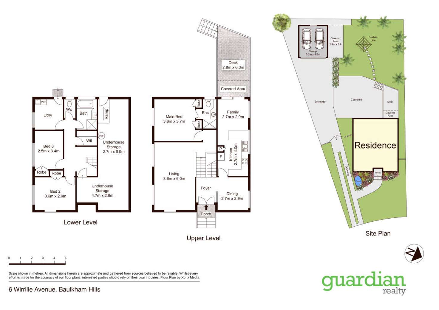 Floorplan of Homely house listing, 6 Wirralie Avenue, Baulkham Hills NSW 2153